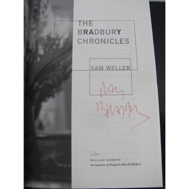 2000 - 2009 Signed by Ray Bradbury Chronicles First Edition 2005 With Coa Hardcover Book For Sale - Image 5 of 6