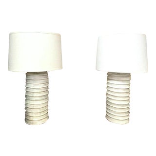 Cylinder Off White Lamps For Sale