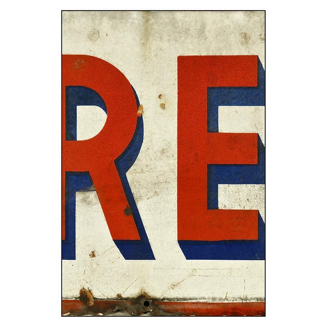 Enamelled advertising plate "Bières Labor". This piece is designed in the style of the selected designer and/or manufacturer