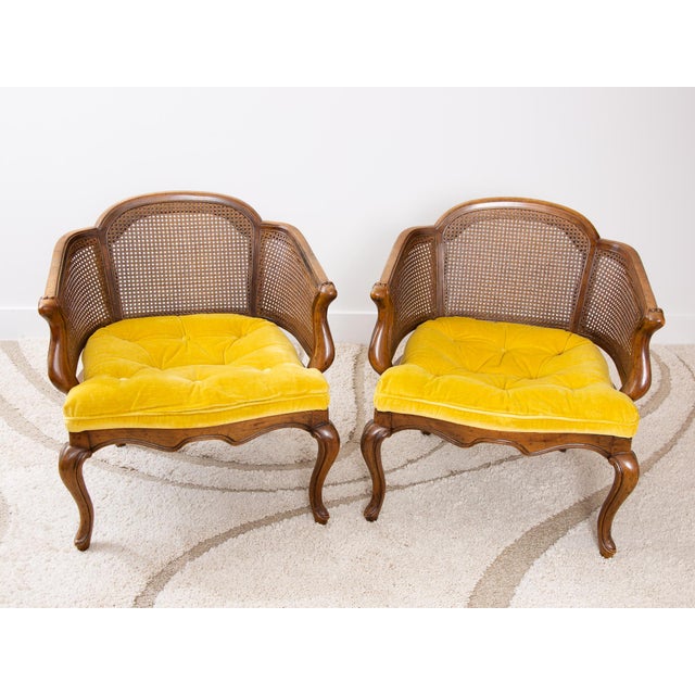 Mid 20th Century Drexel Heritage French Provincial Barrel Chairs For Sale - Image 5 of 11