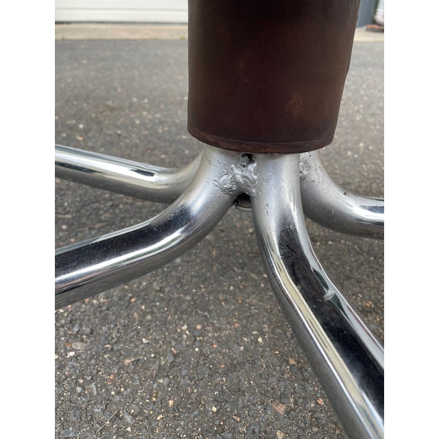 Metal Swivel Chair by Ernst Lüthy for Atelier-L, 1970s For Sale - Image 7 of 18