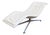 Model Larus Massaging Chaise Longue in White Leather from Poltrona Frau, 2000 For Sale