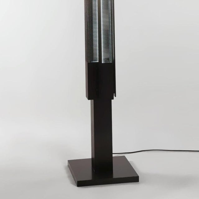 Mid-Century Modern Black Large Signal Column Floor Lamp by Serge Mouille For Sale - Image 4 of 8