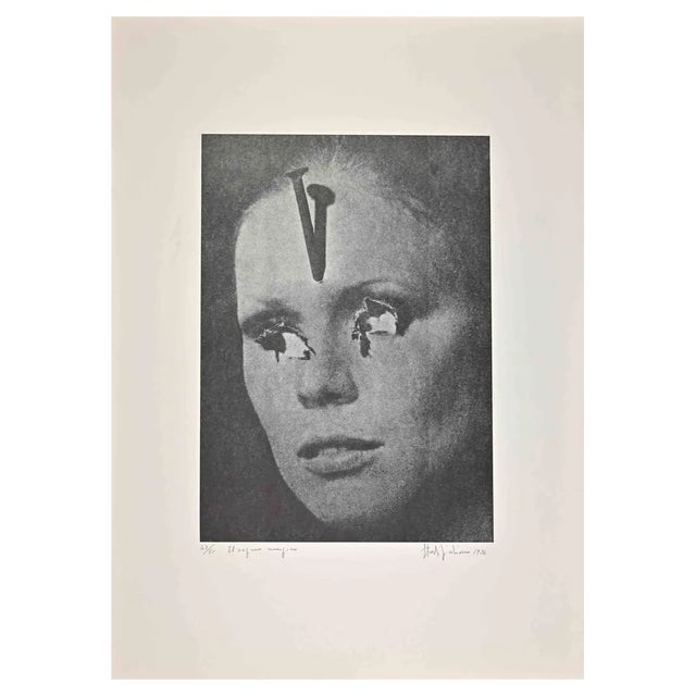 Giuliano Sturli, The Magic Sign, Lithograph, 1976 For Sale