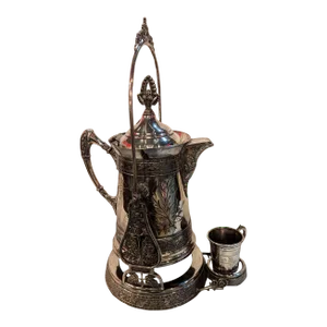 Mid 19th Century Silverplate Ice Water Tipper