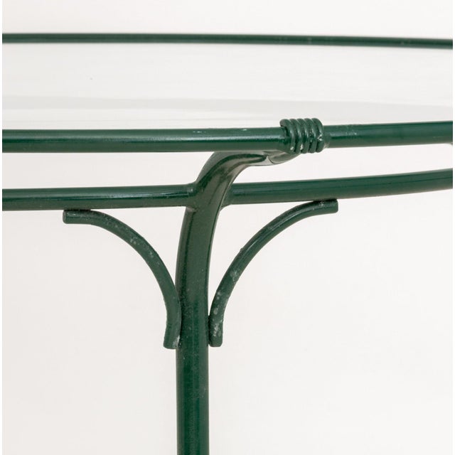 Metal Richard Frinier for Brown Jordan "Venetian" Table For Sale - Image 7 of 8