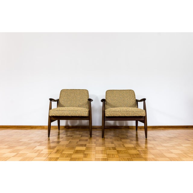 1960s Set of Armchairs Gfm87 by Juliusz Kędziorek, Poland, 1960s For Sale - Image 5 of 17