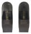 Vintage Space Age Wall Lamps in Smoked Glass, 1970s, Set of 2 For Sale