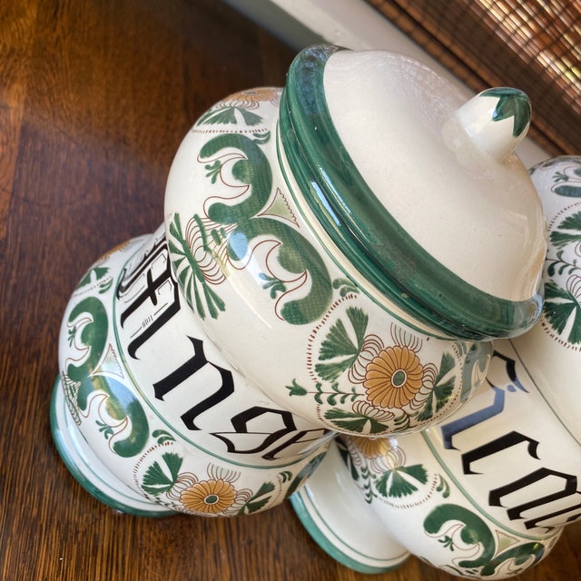 1900 - 1909 Set of Two 1900s European Apothecary Jars For Sale - Image 5 of 6