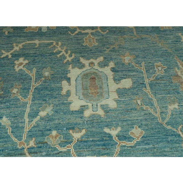 Turkish Oushak Old Wool Rug 10' x 13'7" #20000 For Sale - Image 4 of 8