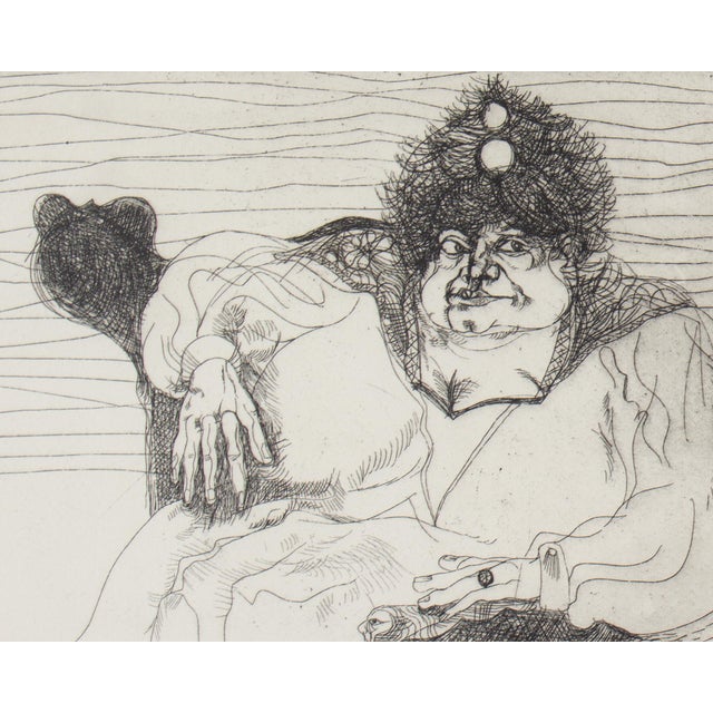 Signed “Mrs. Q” Etching by Peter Paone For Sale In Indianapolis - Image 6 of 8