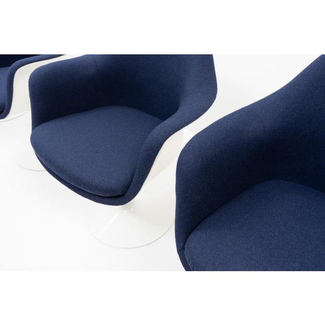 Metal Armchairs by Eero Saarinen for Knoll, 1973, Set of 4 For Sale - Image 7 of 15