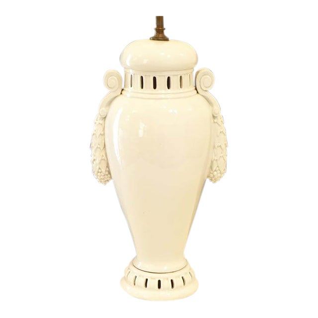 Antique Blanc De Chinese Porcelain Lamp For Sale