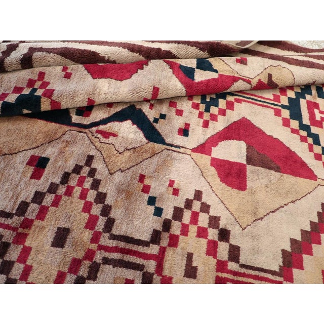 Ivory Galerie Shabab Collection Mid-20th Century Turkish Anatolian Tribal Accent Rug For Sale - Image 8 of 8