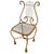Hollywood Regency 1960 Hollywood Regency Italian Rope & Tassel Gold Gilt Chair For Sale - Image 3 of 12
