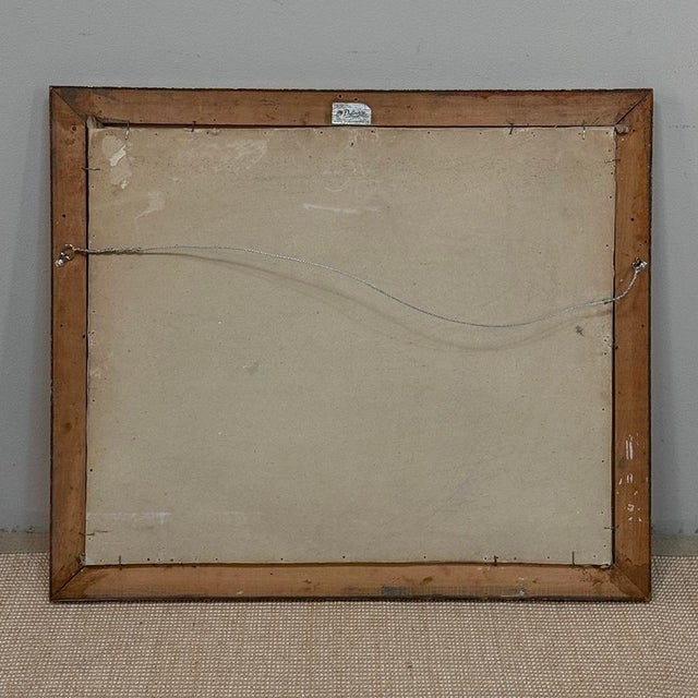 Antique Framed Nautical Oil Painting on Panel ~ Signed For Sale - Image 15 of 15