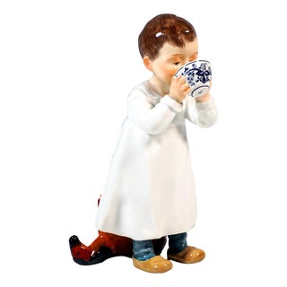 Art Nouveau Hentschelkind Boy Figurine from Meissen, 1905 For Sale