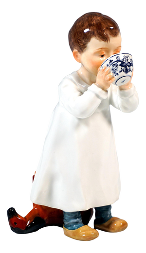 Art Nouveau Hentschelkind Boy Figurine from Meissen, 1905
