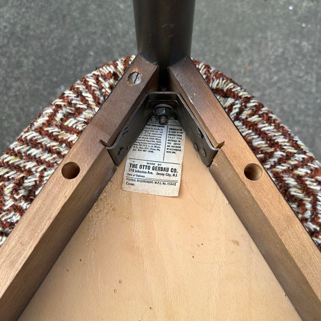 Brown Mid Century Modern Dining by Hans Olsen Imported by Otto Gerdau Company For Sale - Image 8 of 12