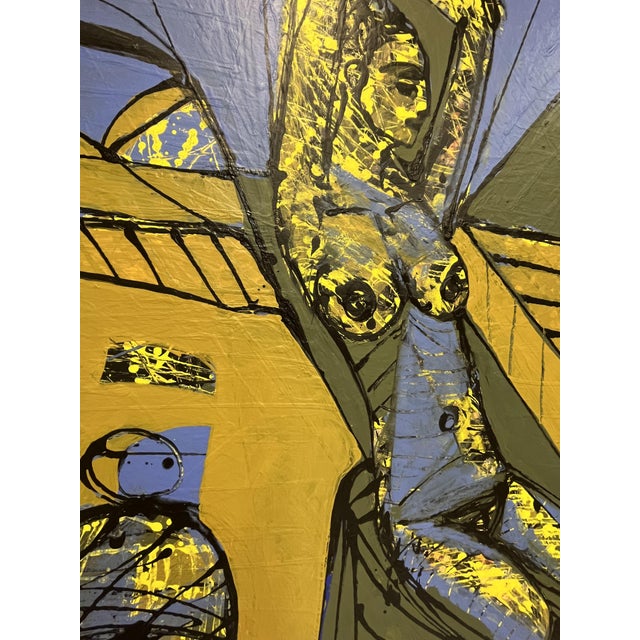 The nude alludes to human existence, while the turtle represents nature and the fauna living in harmonious coexistence;...