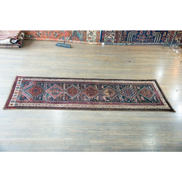 Early 20th Century Persian Qashqai Runner For Sale - Image 4 of 14