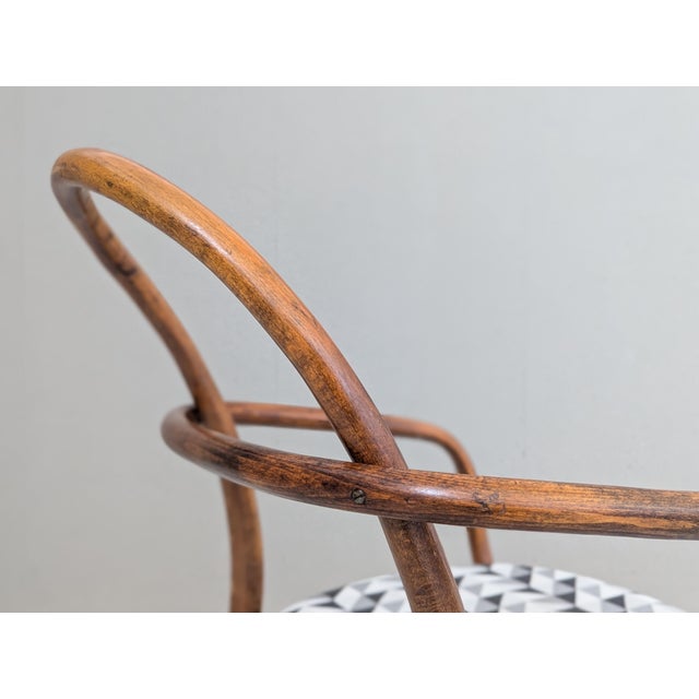 No. 615 Bentwood Armchairs by Radomír Hofman for Ton, 1960s, Set of 2 For Sale - Image 10 of 12