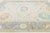 Contemporary Pastel Oushak Style Hand-Knotted Wool Rug – Soft Neutral & Blue For Sale - Image 4 of 12