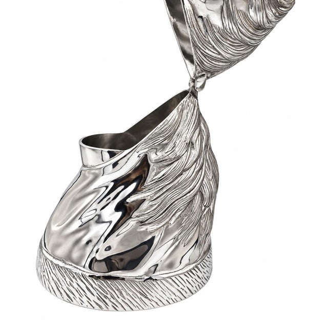 Vintage Equestrian Horse Head Champagne Ice Bucket Cooler Silverplate For Sale In Washington DC - Image 6 of 13