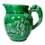 1930s Vintage Boho Chic English Rustic European Wedgwood Majolica Hunting Motif Pitcher For Sale