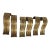 Antique Napoleon III Curtain Hold Back --a Set of 6 For Sale