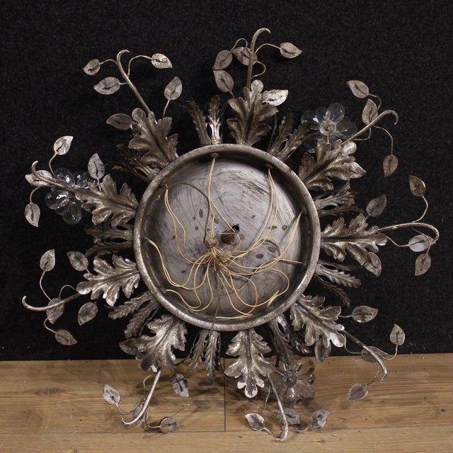 1970s Florentine Ceiling Light from Banci Firenze, 1970s For Sale - Image 5 of 15