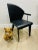 1980s Postmodern Italian Leather Dining Chairs Attributed to Mario Morbidelli for Naos - Set of 4 For Sale - Image 5 of 9