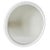 Vintage mid-century retro round Space Age wall mirror in white plastic from the 1970s. This retro mirror is in good...