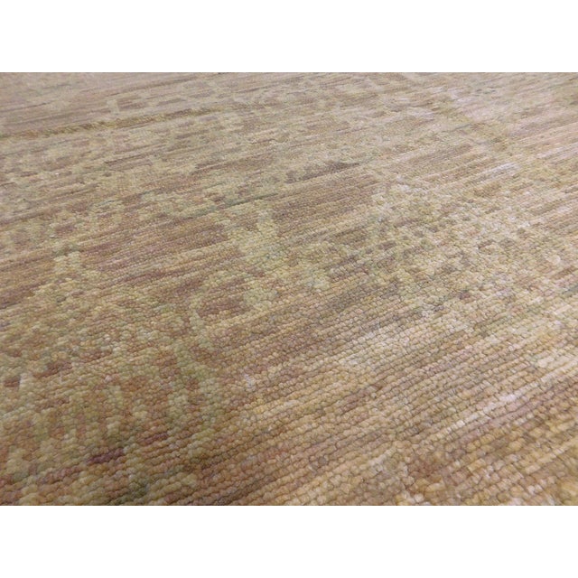 Vintage Hand-Knotted Indo Moroccan Wool Rug. For Sale - Image 10 of 18