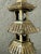 Vintage Chinese Brass Pagoda Temple Candlestick With Lotus Flower Bobeche For Sale - Image 9 of 12