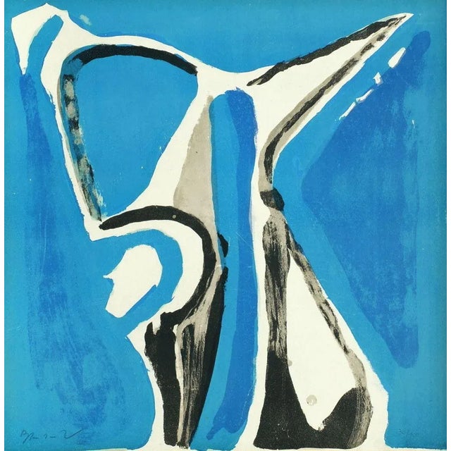 1975 Bram Van Velde Mp 214 Lithograph For Sale