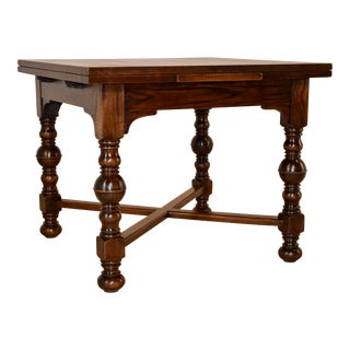 Edwardian Table With Draw Leaves, Circa 1900 For Sale