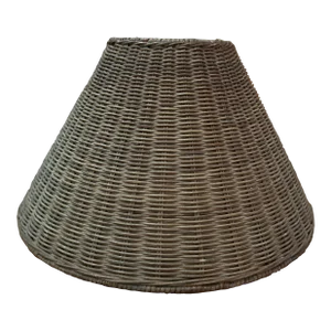 Vintage Mid 20th Century Wicker Lampshade