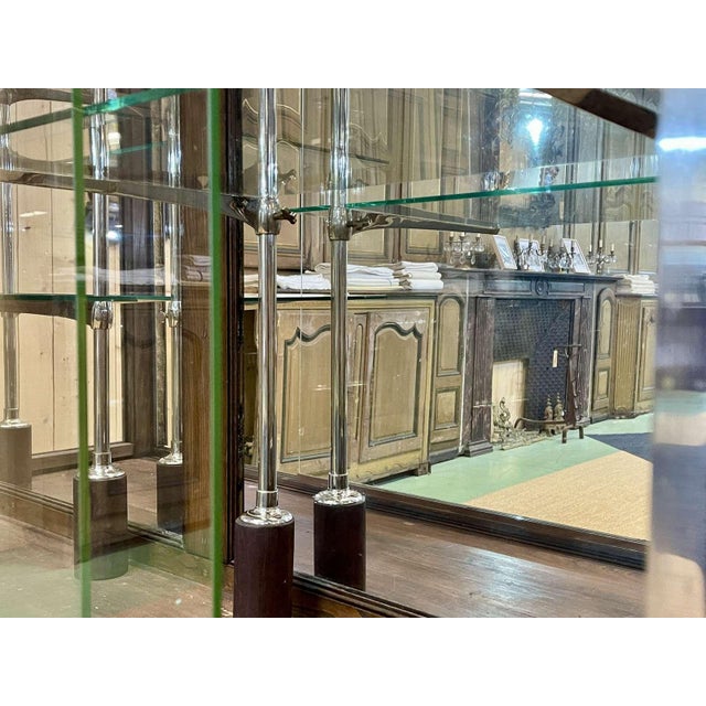 Shop Cabinet in Oak with Sliding Glass Doors For Sale - Image 13 of 18