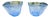 Art Deco Cobalt Glass Sugar Bowls by Gunnel Nyman, 1930s, Set of 2 For Sale