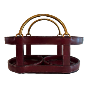 1960s Mid-Century Modern Hermès Wine Bottle Holder