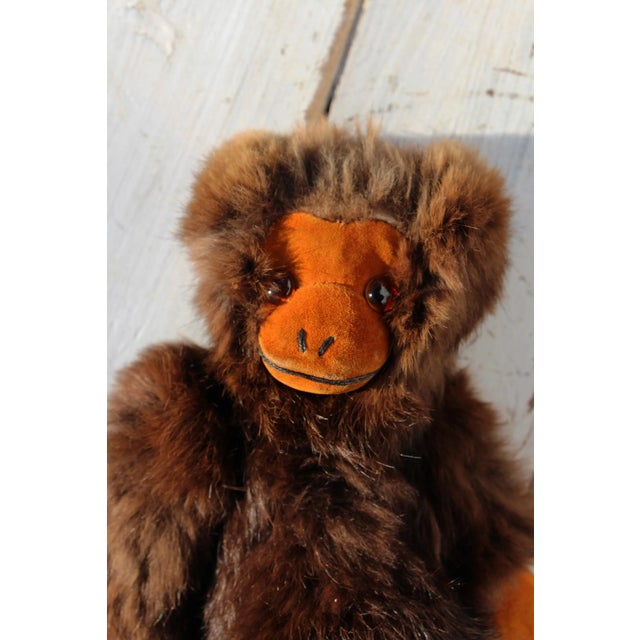 French A Monkey in Leather and Rabbit Fur, 1960s, French or German For Sale - Image 3 of 13