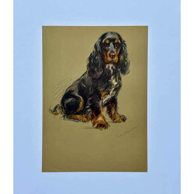 Original print by British painter and printmaker Lucy Dawson (1875–1954), known for her animal portraits, specifically...
