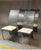 Postmodern Steel Chairs, 1980, Set of 4, in Very Good conditions. Designed 1980 to 1989