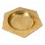 Brass Hexagon Geometric Ashtray or Catchall For Sale