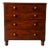 Early Victorian Figured Mahogany Chest of Drawers, 1840s For Sale