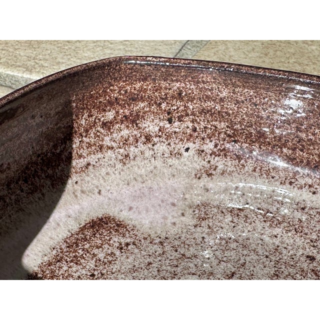 Square Handcrafted Ceramic Art Bowls from Serocka, Germany, 1970s, Set of 3 For Sale - Image 9 of 15