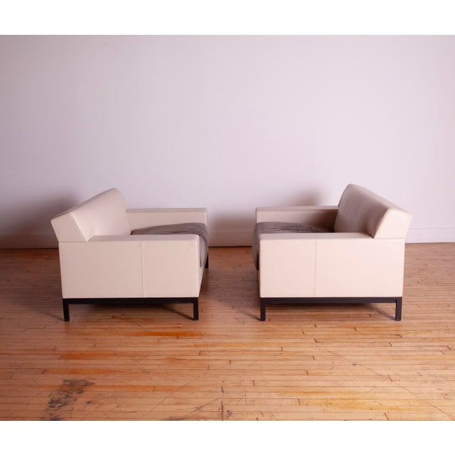 Mid-Century Modern Pair of Christian Liaigre "Bouddha" Club Chairs For Sale - Image 3 of 11
