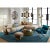 Modern Channeled Goldfinger Lounge Chair, Pear For Sale - Image 3 of 11