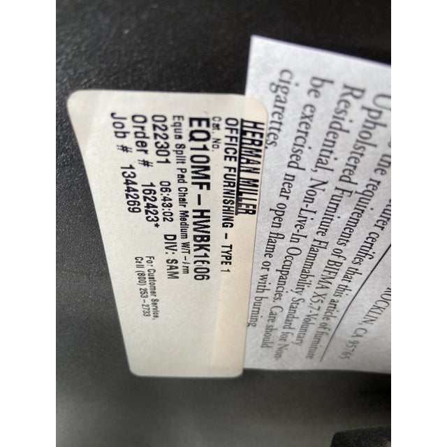 Green Vintage Herman Miller Equa Desk Chairs Set of 3 For Sale - Image 8 of 11